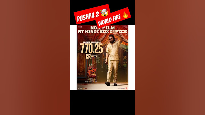 PUSHPA 2 - WORLD FIRE 🔥🤯| HINDI BOX OFFICE | 704CR 😱 #pushpa2 #world #fire #alluarjun