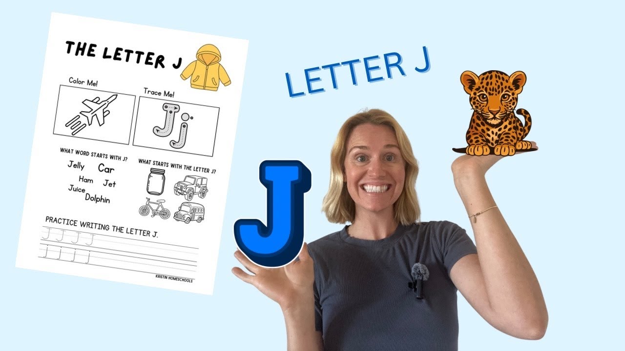 Letter J- FREE WORKSHEET