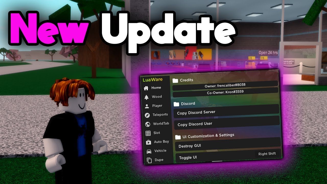New LuaWare Update ! [ Free ] 🌳 Lumber Tycoon 2 Scripts 🌳 ROBLOX