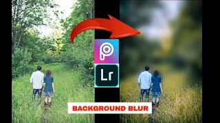 lightroom background blur retouch