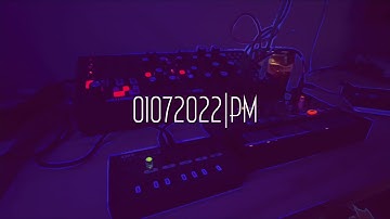 01072022|PM | Moog Subharmonicon & Korg Volca Drum | Down Tempo Dirty