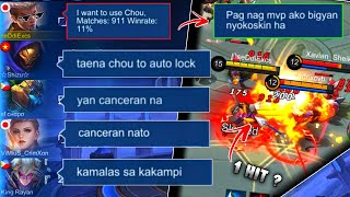 *iNSECTiON PRANK FAKE WiNRATE* My TEAM SHOCKED !! AUTO 1 HiT WANWAN | MLBB