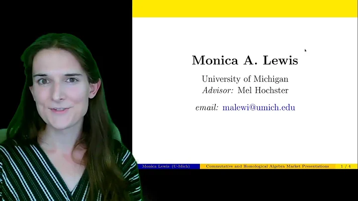 Monica Lewis research elevator pitch