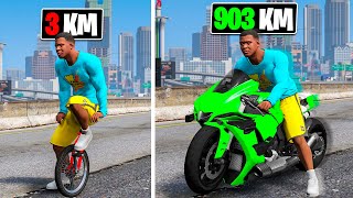 SE BATER A MOTO FICA MAIS RÁPIDA NO GTA 5