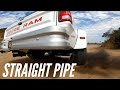 Straight Pipe 12v First Gen Cummins Diesel | Exhaust Sounds and POV Driving