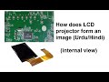 How does LCD projector form an image (Urdu/Hindi)