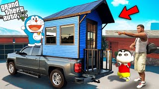 Shinchan and Franklin Build A House On His Car in GTA 5