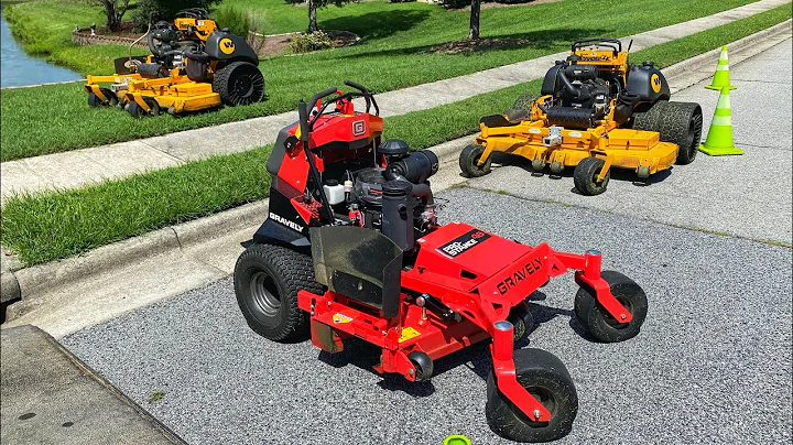 Stand up or sit down mowers?  Find out why I chose the mowers in my fleet!