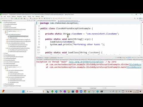 #21.2 Unchecked Exception In Java :