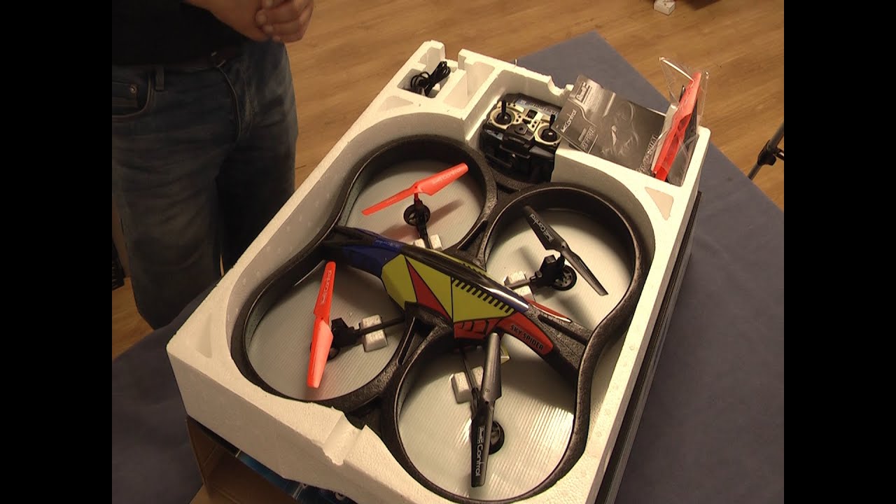 paddestoel sticker Superioriteit Revell Quadrocopter Sky Spider Drone - YouTube