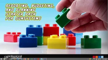 Reporting, budgeting and planning starter pack for SunSystems