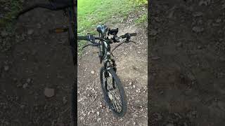 All black bike