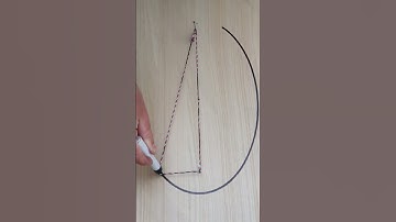 ELLIPSE DRAWING EASY WITH ROPE #shorts