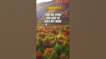 Thumbnail of #inspirational  #bible  verse - 2 Timothy 1:7