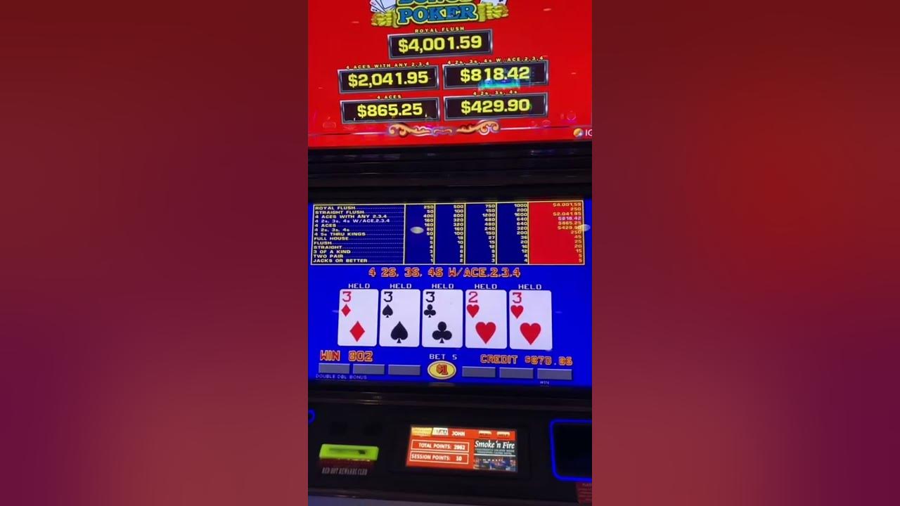 Video Poker Jackpots YouTube