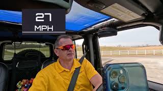 @AlienSunshade Wind Flapping Test for 2024 Jeep Wranglers Owners