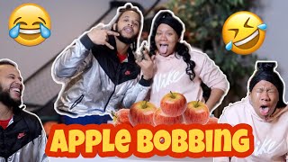 BOBBING FOR APPLES CHALLENGE!!!