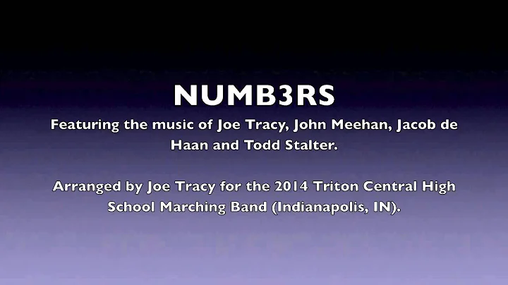 NUMB3RS - Triton Central Marching Band 2014 Show