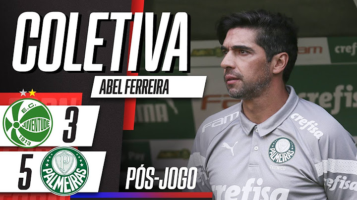 JUVENTUDE 3 X 5 PALMEIRAS | Abel Ferreira fala AO VIVO após o jogo!