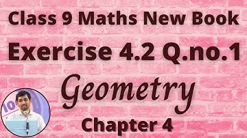 TN 9th Maths Geometry  Exercise 4.2 Q.no.1 Geometry Chapter 4  AlexMaths