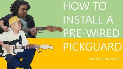 How To Install A Pre-Wired Pickguard (with sound check) [Is it HSS or SSH?]