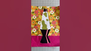 Foundation Paper Piecing a Lava Lamp #sewing #sewingtutorial #lavalamp #foundationpaperpiecing #fpp