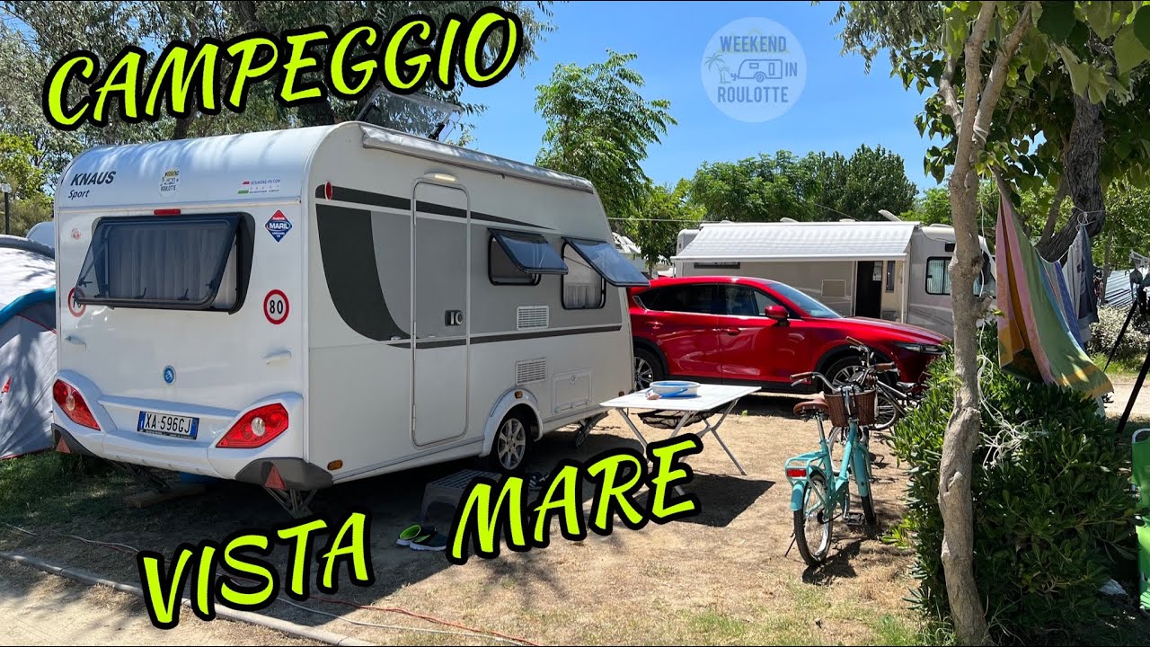 CAMPEGGIO SUL MARE IN EMILIA ROMAGNA *Happy Camping Village* - YouTube