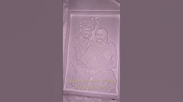 Korian sheet cnc work 3 d photo work