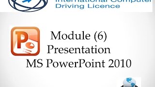 شرح PowerPoint 2010 ج7| ICDL V5