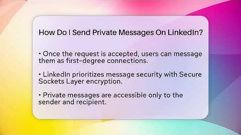 How Do I Send Private Messages On LinkedIn? - Everyday-Networking