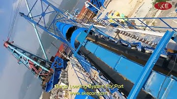 Barge Loading Conveyor for Bulk Material Handling In Port