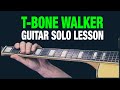 Tbone walker style guitar solo