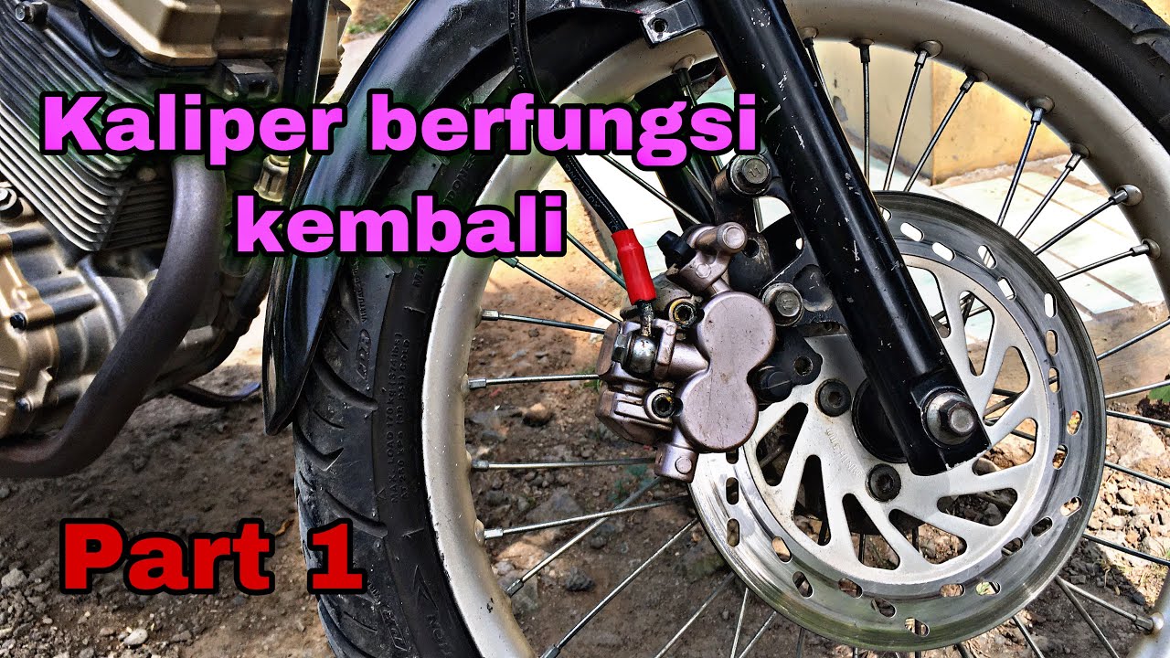Cara perbaiki rem cakram || rem macet || rem seret