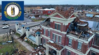 Kentucky's Deadliest Tornado ever (Drone Footage) Super Storm 2021