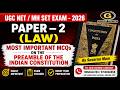 MH SET Law 2026 |  MCQs On The Preamble of the Indian Constitution |
