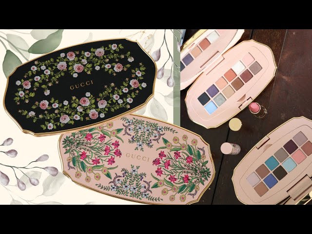 GUCCI☆限定☆Gorgeous Flora Eyeshadow Palette NEW GUCCI GORGEOUS FLORA EYESHADOW PALETTE VS ORIGINAL
