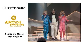 Sophie and Magaly - Papa Pingouin (Eurovision 1980 - Luxembourg)