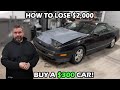 I &quot;Finished&quot; The $300 Abandoned Ford Probe! And Immediately Lost My Entire Investment!