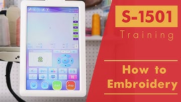 Smartstitch Embroidery Machine S1501 Learn Embroidery  How to embroider
