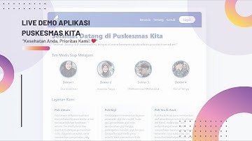 🚀 Presentasi Projek UAS Pemrograman Web: Aplikasi Puskesmas 🩺