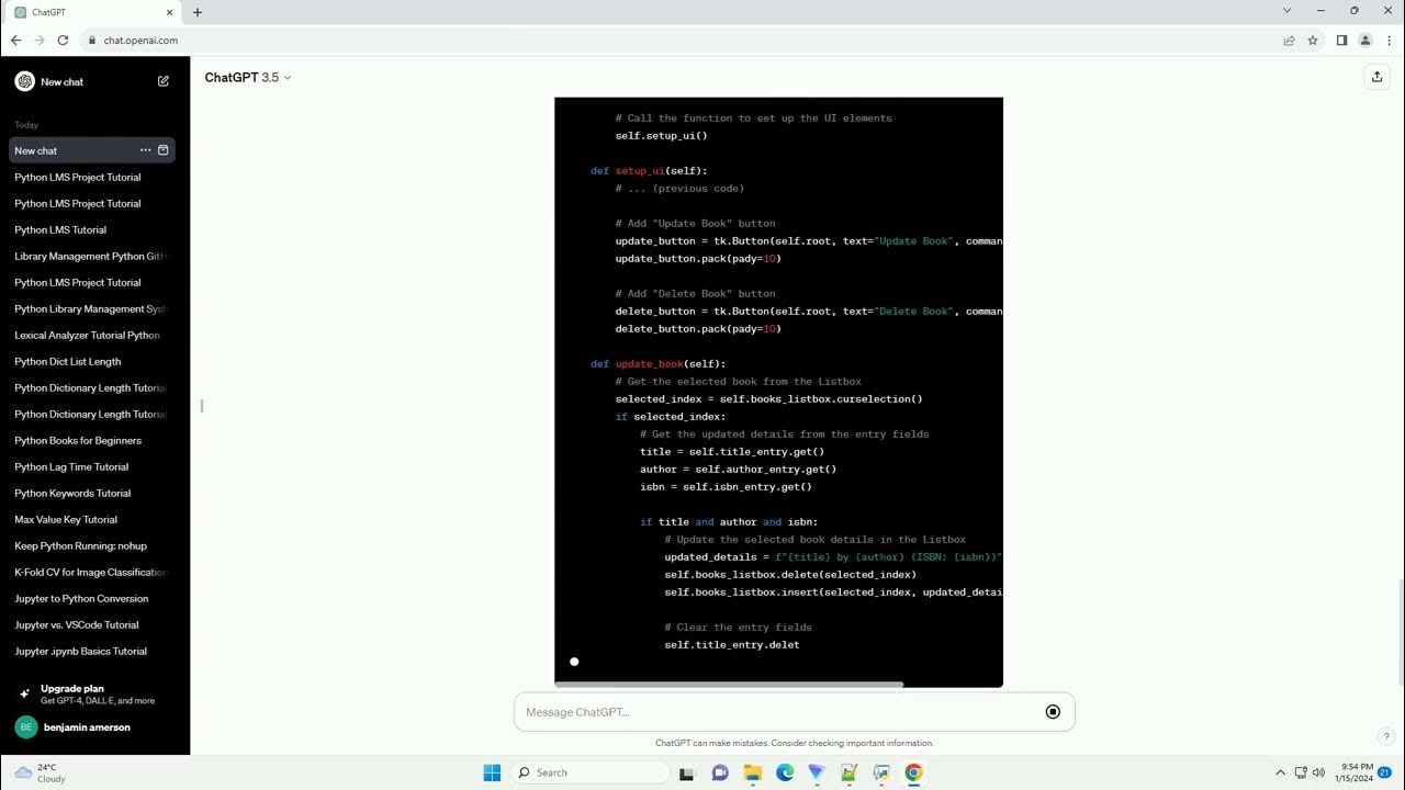 library management system project in python using tkinter - YouTube