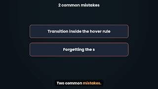 CSS Hover & Transitions Explained: Smooth Animations Made Easy | CSS Tutorial #11