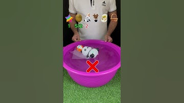 PROBEER TE RADEN HOEVEEL TISSUE PAPIER ER NODIG WAS! #asmr #voldoening #experiment #water