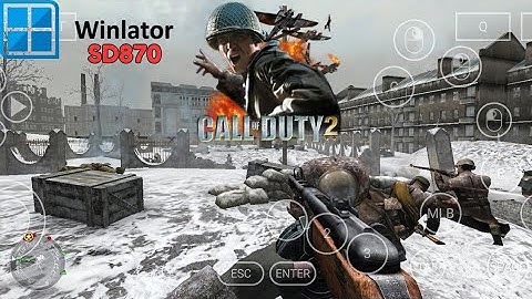 Call Of Duty 2 (Windows) On Android | Winlator 7.1.1 glibc | Snapdragon 870 | Part -1