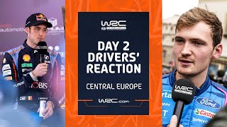 Day 2 Drivers' Reaction | WRC Central European Rally 2023