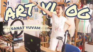 Art Studio Vlog: Atölyemi Temizliyorum!  👀🤷‍♀️ by İrem Özaslan 2,715 views 10 months ago 8 minutes, 23 seconds