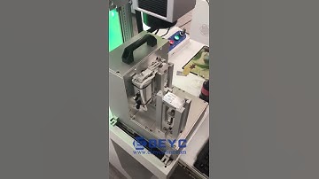 laser marking machine automatic nameplate marking