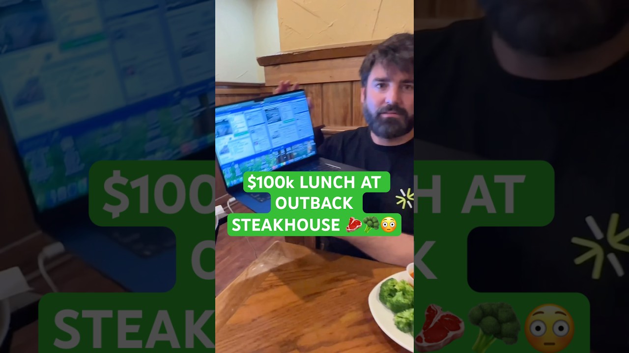 How to spend $100k at Outback Steakhouse 🥩🍽️🤪
