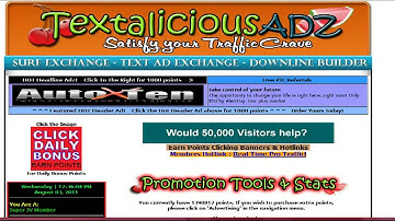 How to setup Hot Link Ads In A Text Ad Exchange