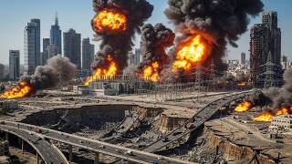 Tel Aviv Plunges into Darkness! 1.5-Ton Iranian Ballistic Missile Destroys Israeli Power Plant